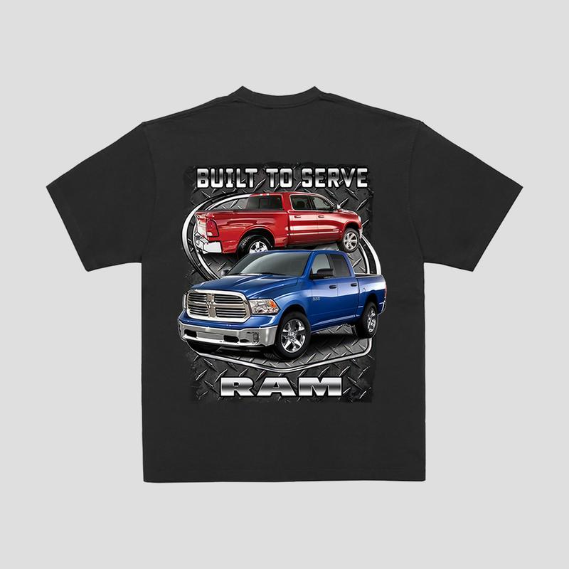 RAM Trucks HEMI T-Shirt Dodge RAM 1500 American Truck Mens Tee