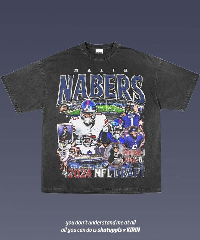MALIK NABERS 1.0 VINTAGE TEE  AMERICAN FOOTBALL  GIFT FOR FAN
