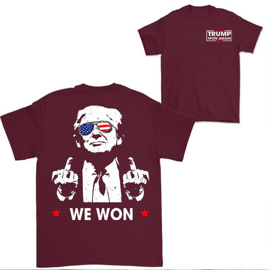 Trumpp Won Get Over It we won 2024 shirt, Patriotic Hoodie for Loyal Trump Supporters,get over it shirt, we won 2024 trump sweatShirt for men and wome