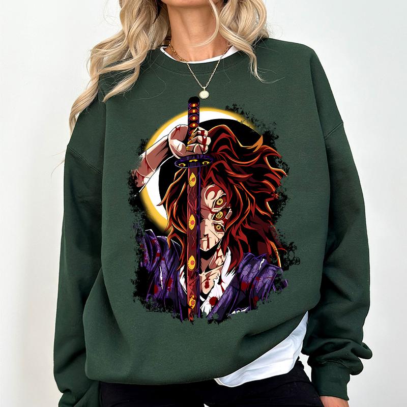 Kokushibo Upper Rank One Shirt, Brother Yoriichi Sun Breathing, Kokushibo Upper Moon Rank One Shirt, Yorrichi Hoodie, Demon Slayer Merch, Kimetsu No Y