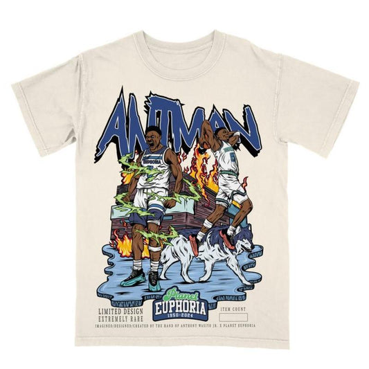 PE Anthony Edwards V2 Planet Euphoria Shirt, Vintage 90s Unisex Tee Various Sizes and Colors Cotton Menswear