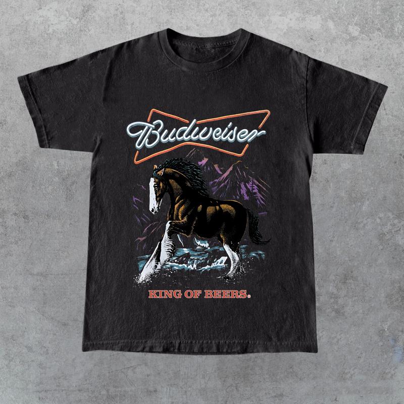 Budweiser King of Beers T-shirt, Gift for Her, Gift for Him, Gift for Friend