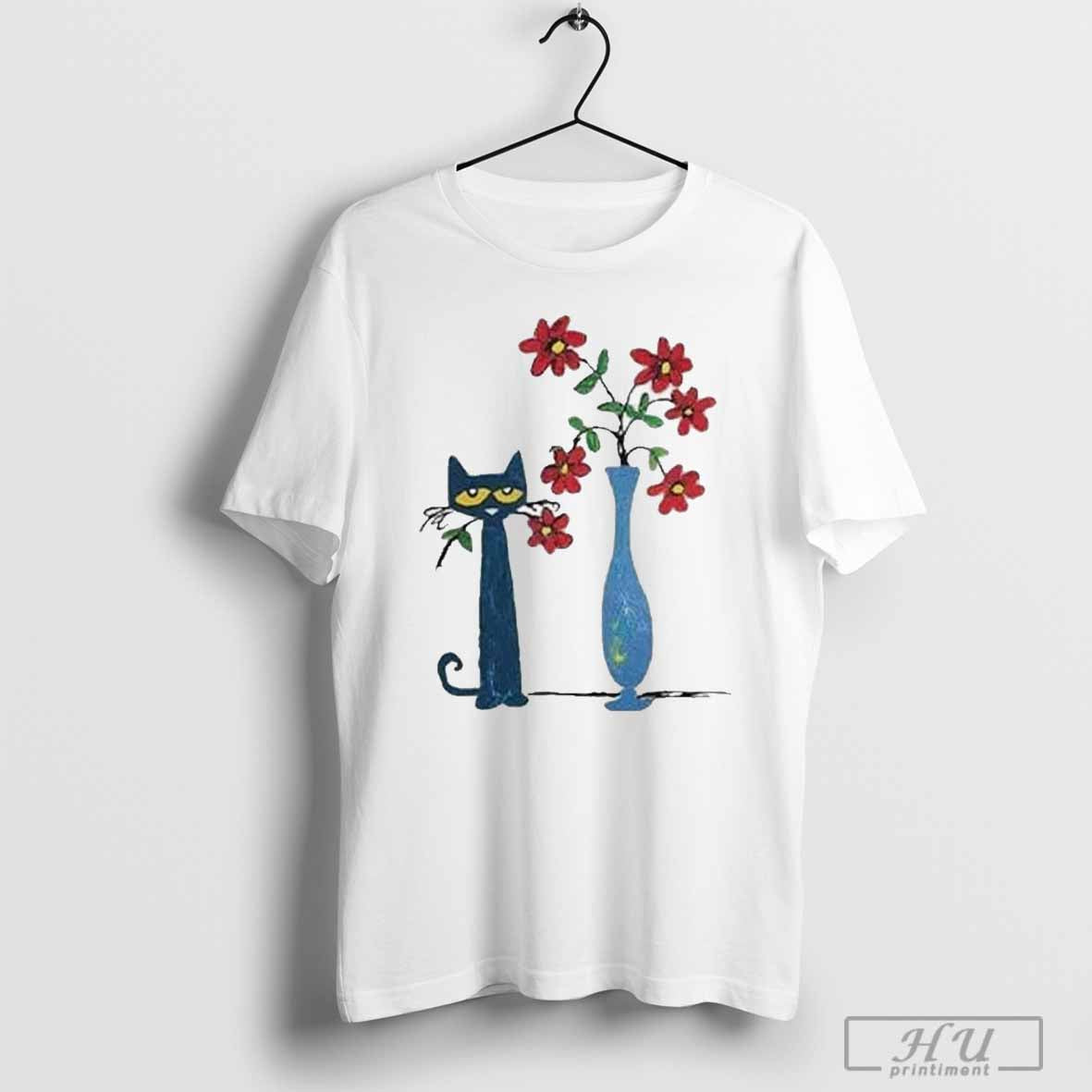 Pete The Cat Flower Shirt