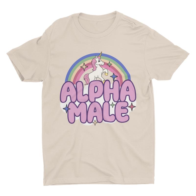 Ironic Alpha Male Unicorn Funny Shirts