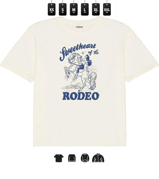 Rodeo, Sweetheart Of Rodeo  - Unisex Heavy Taped neck T-Shirt, Gifts