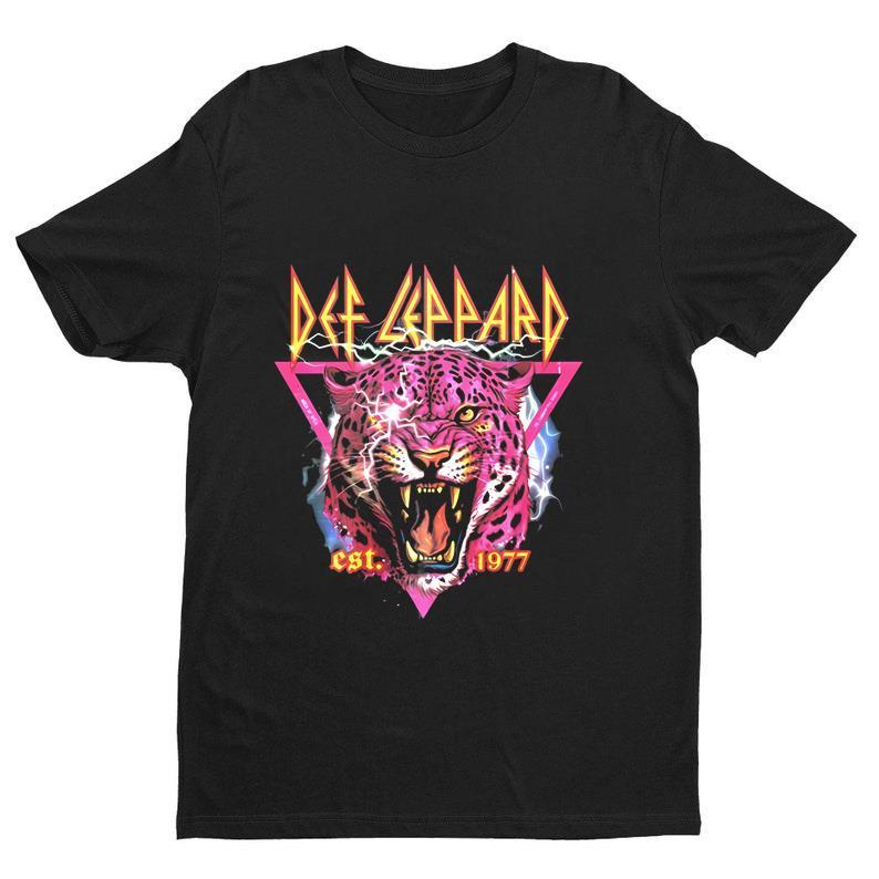 Def Leppard Vintage T Shirt, Def Leppard Gift Women Men T Shirt W01928 Cotton Menswear Cotton Menswear
