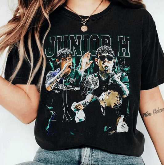 Retro Junior H Shirt,Junior H Vintage Shirt Junior H Homage Tshirt Junior H Fan Tees Junior H Retro 90S Junior H Merch Gift, Unisex Cotton Tees