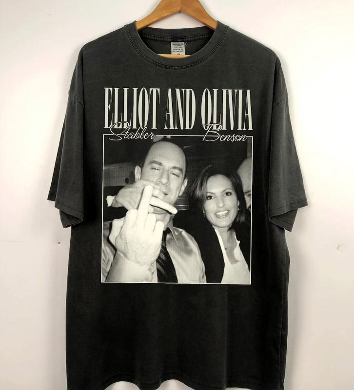 Elliot Stabler And Olivia Benson Shirt, Elliot Stabler and Olivia Benson Unisex T-Shirt, Womenswear Tops
