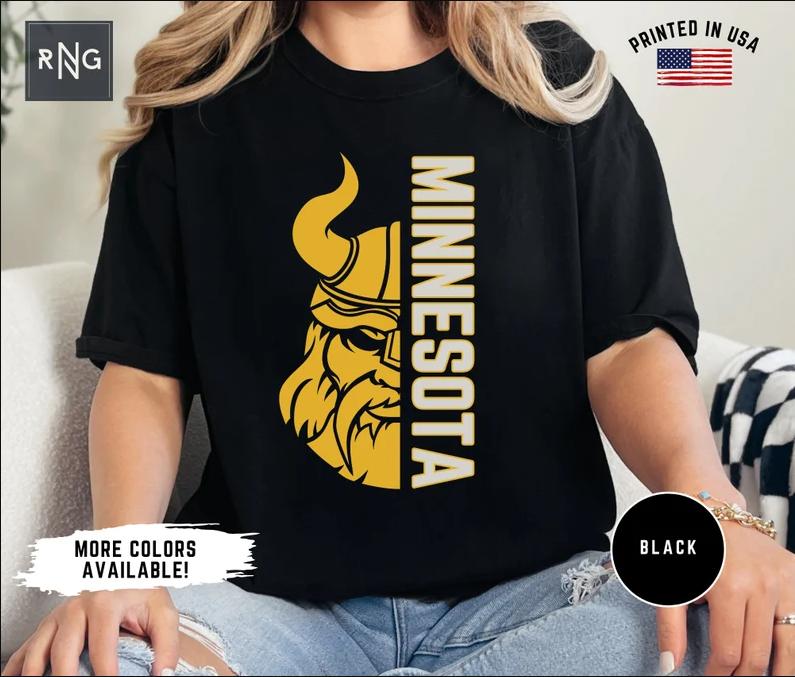 Minnesota Football Shirt, Viking Football Shirt, Minnesota Football Apparel, Viking Sports Apparel, Retro Minnesota Football Fan Gift