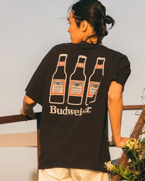 BUDWEISER BOTTLES FLEA MARKET T SHIRT billabongshirts