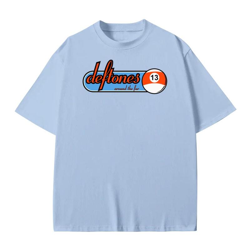 Deftones Around the Fur 13 Ball Tour Concert T-Shirt Menswear Top