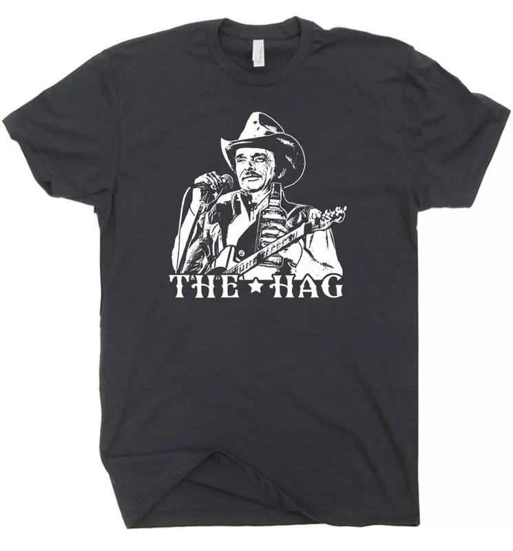 Merle Haggard T Shirt Hag Vintage Country Music Outlaw Men Women Concert Band