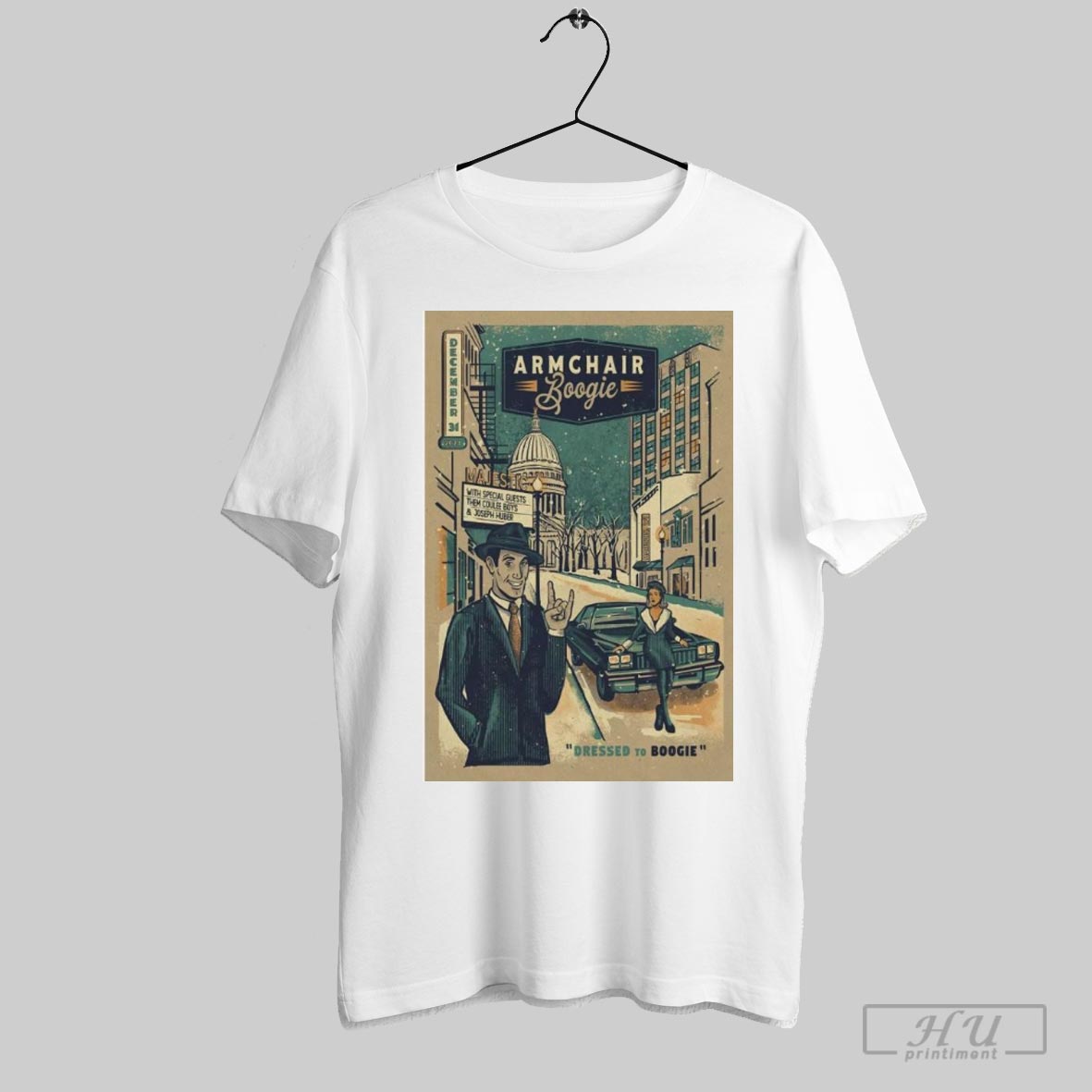 Poster Armchair Boogie Majestic Theatre In Madison Wi Dec 31 2024 Tour T Shirt