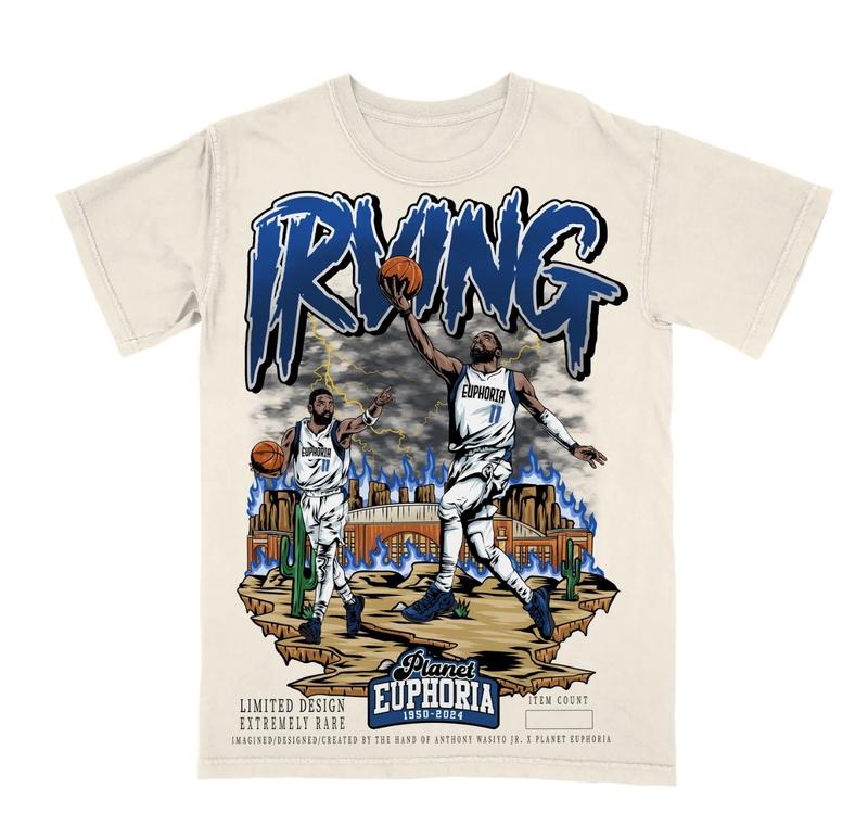 Vintage Kyrie Irving Graphic Tee - Men's Basketball T-Shirt