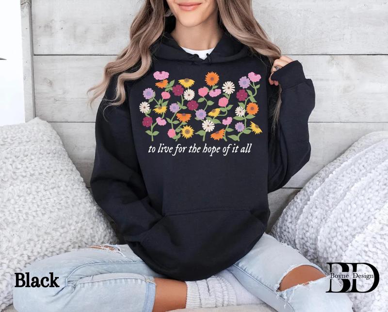 To Live For The Hope of It All Flower Shirts, Surprise Song Piano SweatshirtHoodie, It Was Rare I Was There Gifts for Fans