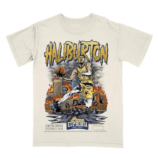 PE Tyrese Haliburton Planet Euphoria Shirt, Vintage 90s Unisex Tee Various Sizes and Colors Crewneck Clothing