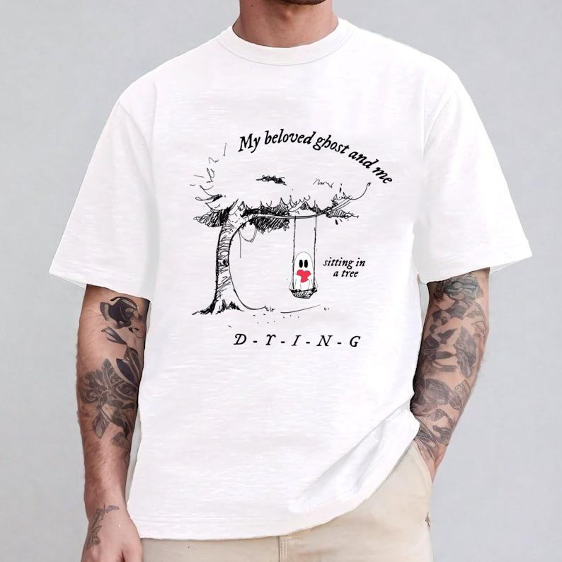 Halloween Spooky Shirt, Halloween Cute Ghost Shirt, Halloween Song Lyrics Shirt