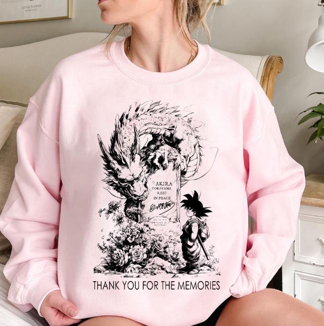 Thank You For The Memories, Dr4gonn B4lll Z Shirt, Akir4 Toriy4maa Sweatshirt, Akir4 Toriy4ma RIP T-Shirt, 40 Years 1984 â€“ 2024