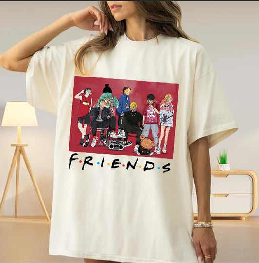 One pjece Friends sweatshirt, Anjme shirt, One pjece characters shirt sweatshirt hoodies