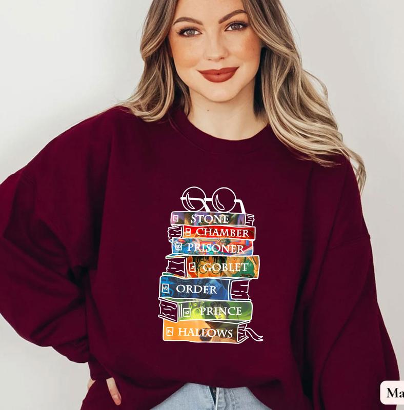 Vintage Harry Potter Chapters Sweatshirt, Hogwarts Shirt
