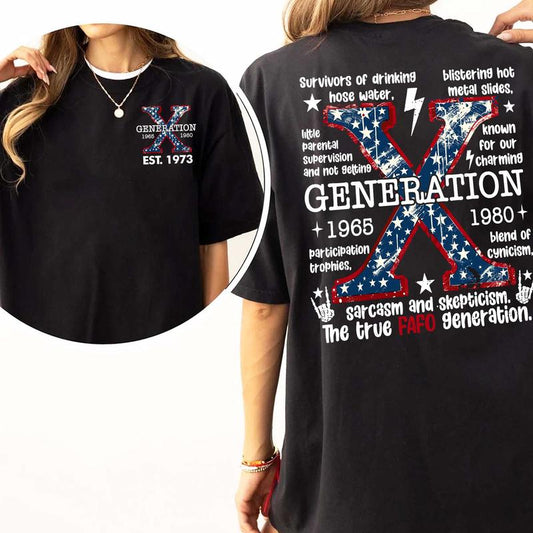 Customize Gen X FAFO Shirt Gen X Fafo Shirt Generation X T Shirt, GenX Shirt