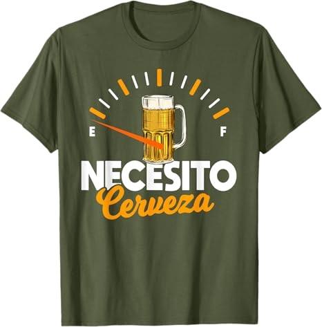 Mexican beer necesito cerveza cool & funny sayings T-Shirt