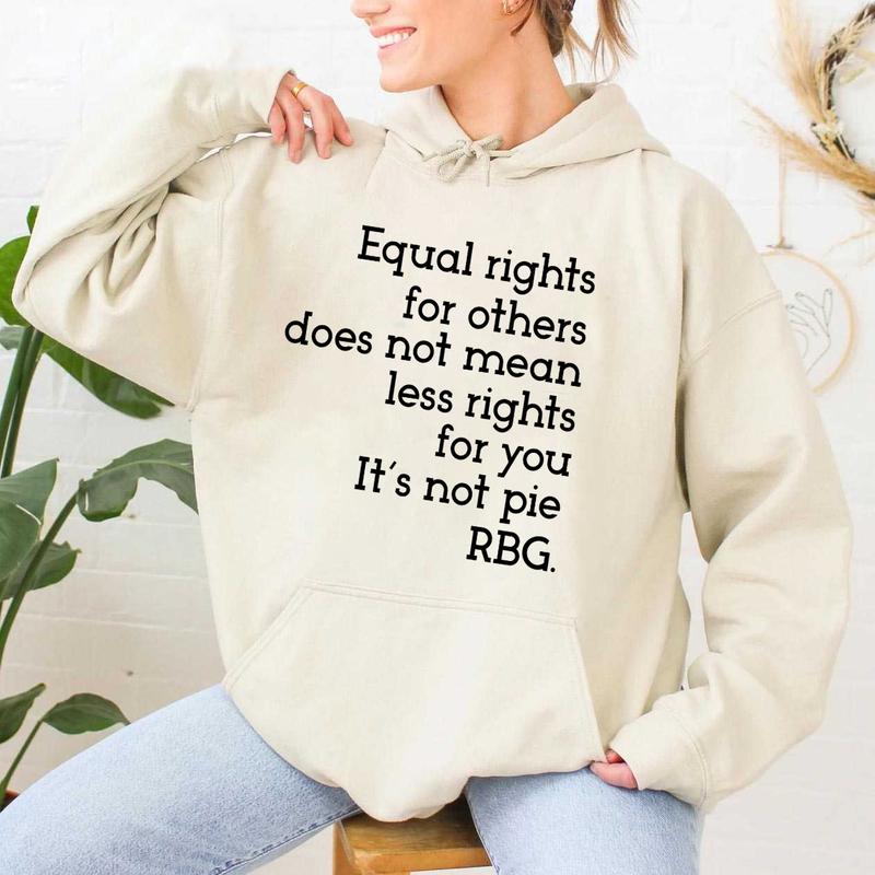 RBG Quotes Shirt, Equal Rights for Others T-Shirt, Women Rights Feminist Tee, Unisex Cotton Graphic Tops Womenswear Summer