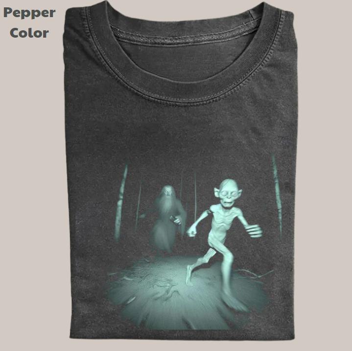 The Lord of the Rings Vintage Tee, Gollum Galdalf T-Shirt, Movie Graphic Tee, Unisex Meme Cringe Funny Dumb Shirts, Menswear Womenswear Streetwear