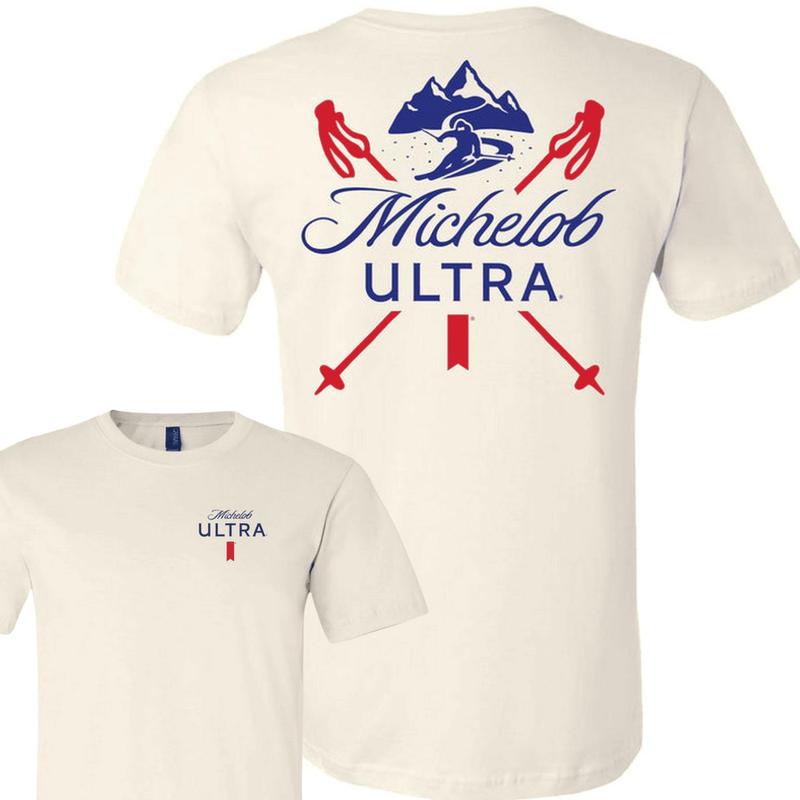 Michelob Slalom 2-Sided T-Shirt, Full Color, For Men, For Women