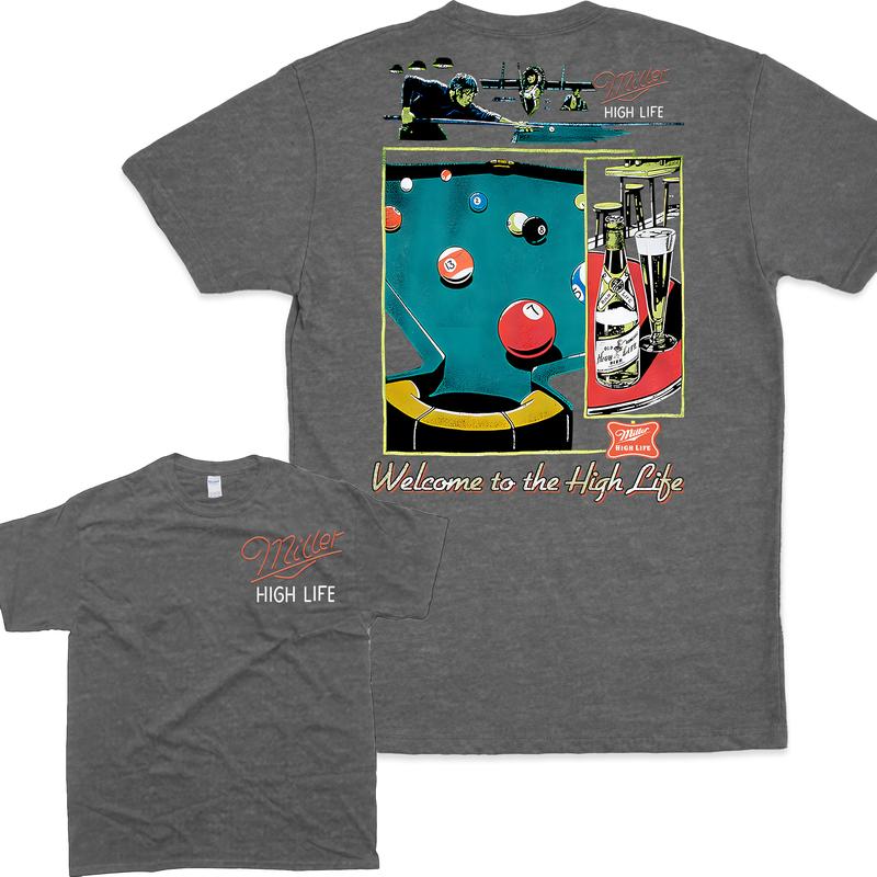 Miller High Life Sportsmans Club Vintage Tee, Unisex T-Shirt For Men And Women, Men's Tshirt, Men's Clothes Cotton Fashion Casual Menswear