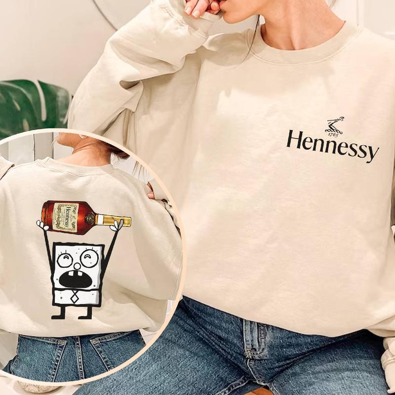 Hennessy Doodlebob Shirt, Doodlebob Character Movie Tshirt, Drinking Lover Tshirt, Funny Shirt