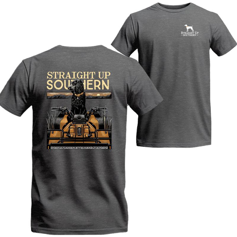 Straight Up Southern T-shirt - Camo Country Shirt, Straight Up Southern Short Sleeve Tee Shirt, Beer Shirt Viral, Menswear Top Underwear Streetwear