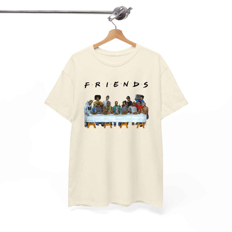 Friends Rapper Tshirt, Hip Hop Legends and Pioneers Tee, Gift For Fan