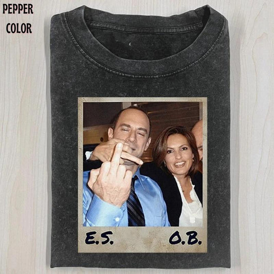Elliot Stabler And Olivia Benson Shirt Vintage T-Shirt,  Womenswear Tops