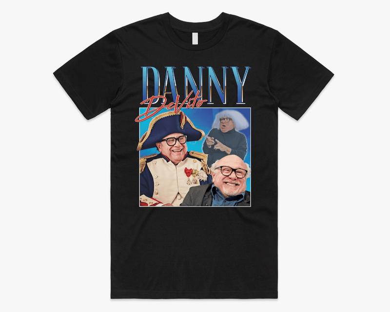 Danny Devito Homage T-Shirt Tee Top US Movie Director Film Icon Retro 80'S 90'S Vintage Funny Gift For Mens, Womens