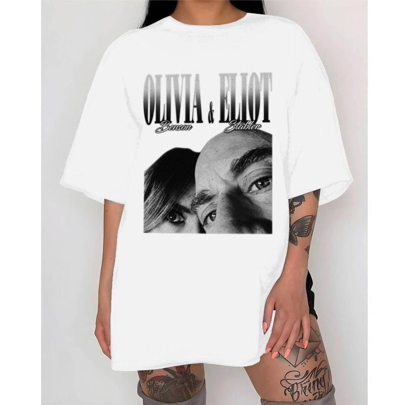 SVU Meme Elliot Stabler And Olivia Benson Shirt Law And Order T-shirt, Sweatshirt, Hoodie Collar Cotton