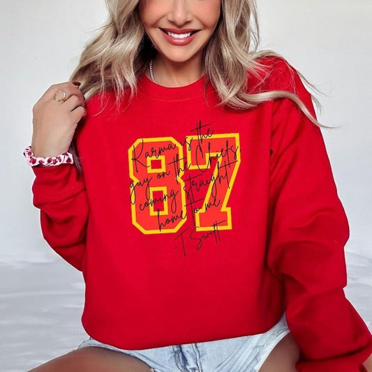 Chiefs Sweatshirt Sweatshirt, Hoodie, Comfort Colors
