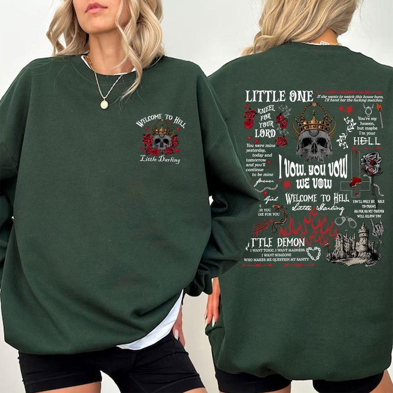 The Ritual Shantel Tessier Book Quote 2 Sides Sweatshirt, Dark Romance Novel Fan, Smut Books Shirt, Book Lover Shirt, House of Lords Sweatshirt, Booki