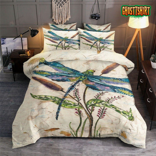 Dragonfly Painting Bedding Set