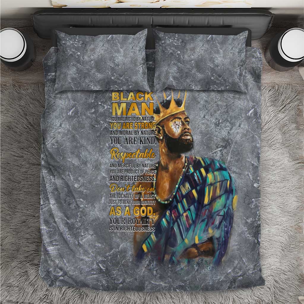 Black Man Africa Bedding Set Naturally King DT02