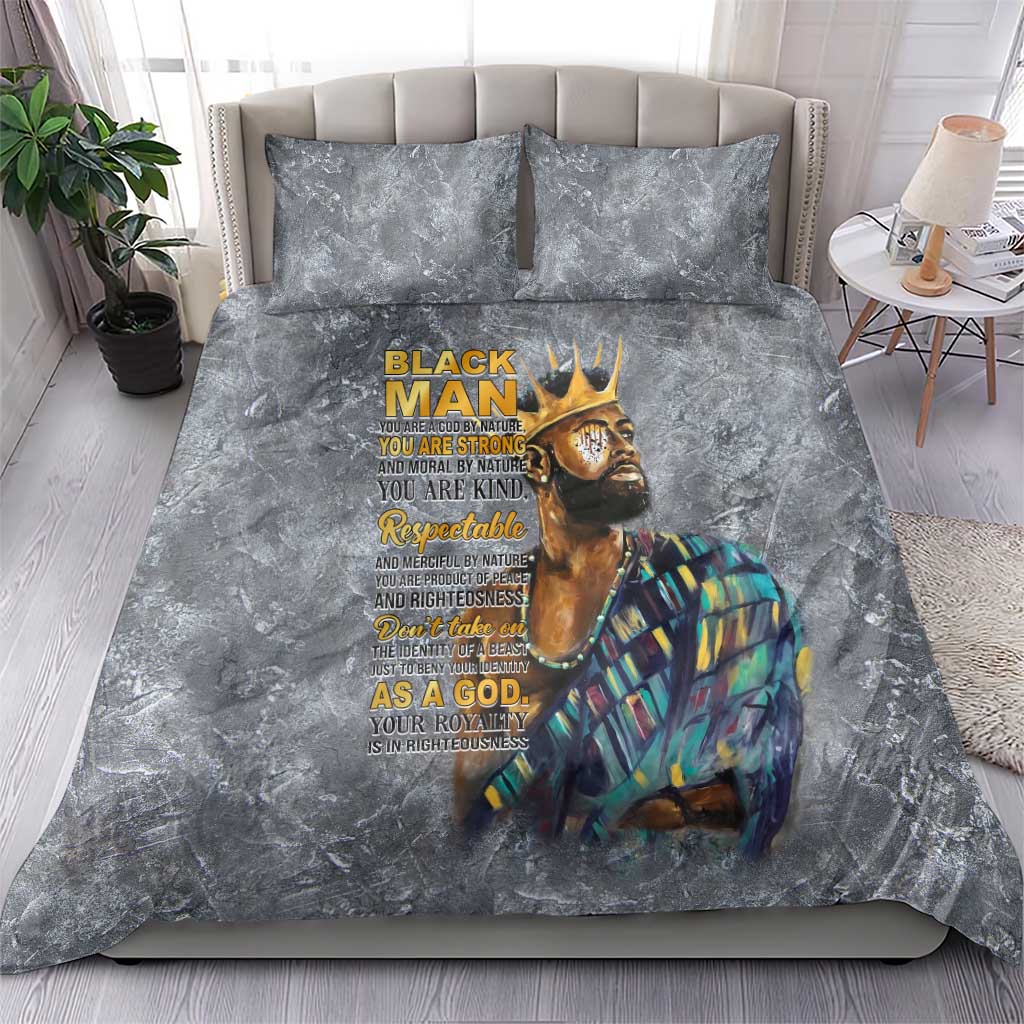 Black Man Africa Bedding Set Naturally King DT02