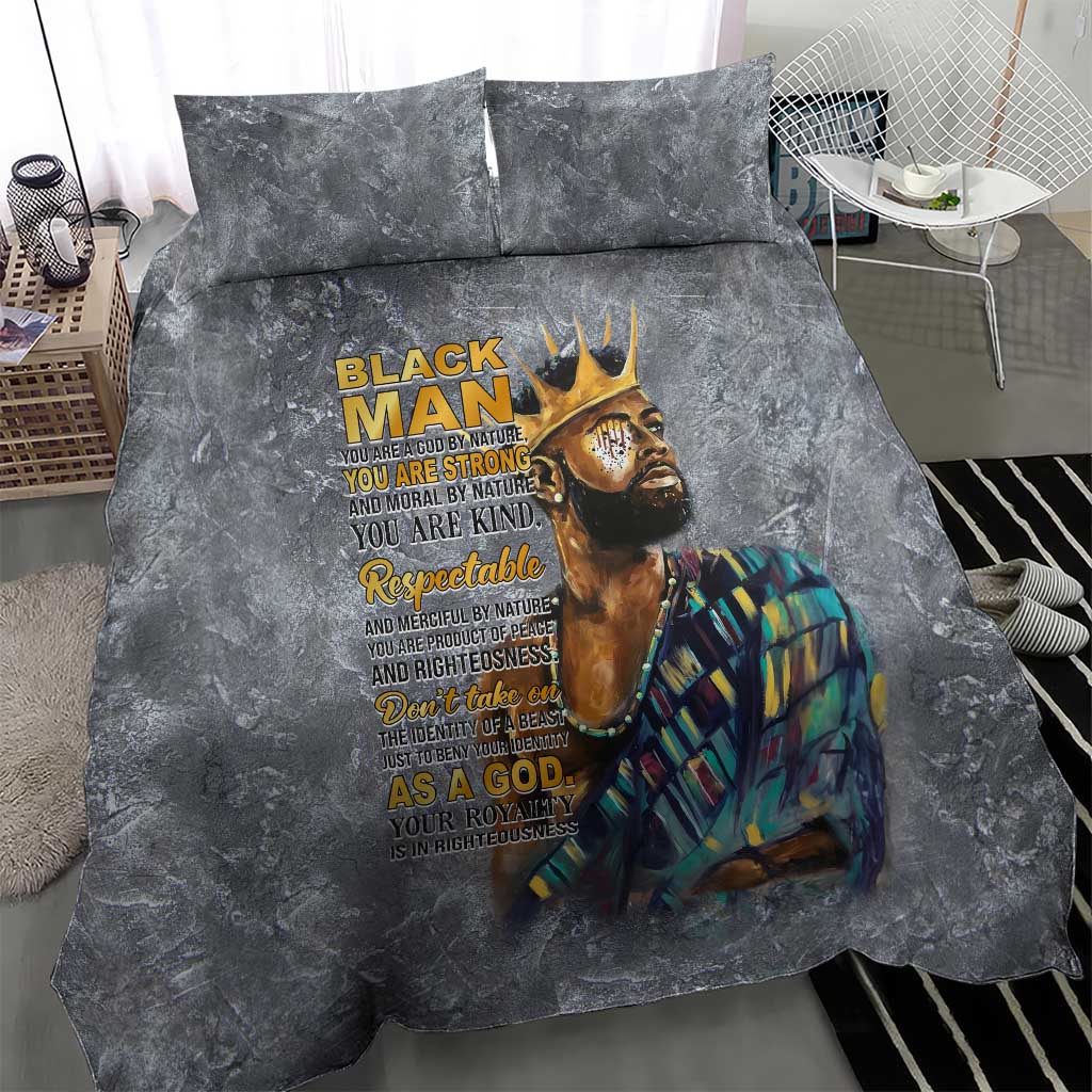 Black Man Africa Bedding Set Naturally King DT02