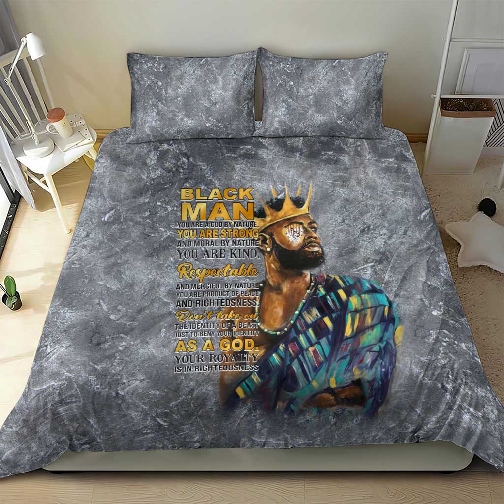 Black Man Africa Bedding Set Naturally King DT02