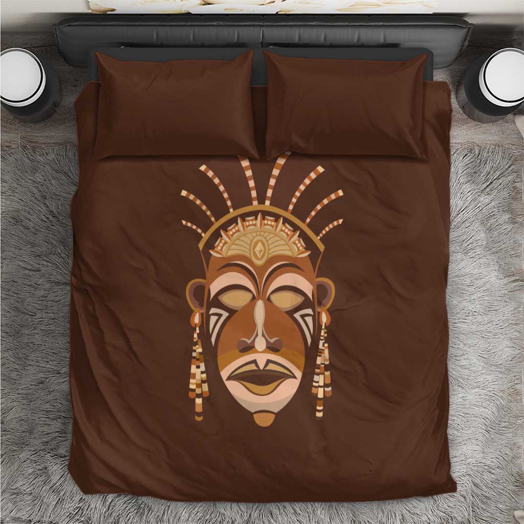 African Women Bedding Set Tribal Ethnic Mask DT02