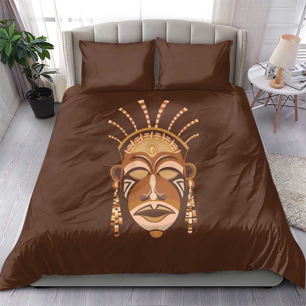 African Women Bedding Set Tribal Ethnic Mask DT02
