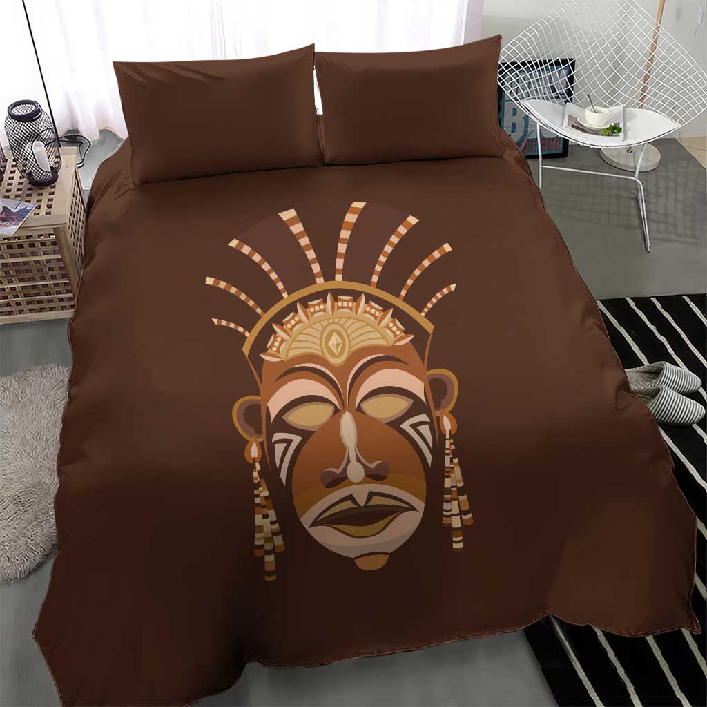 African Women Bedding Set Tribal Ethnic Mask DT02