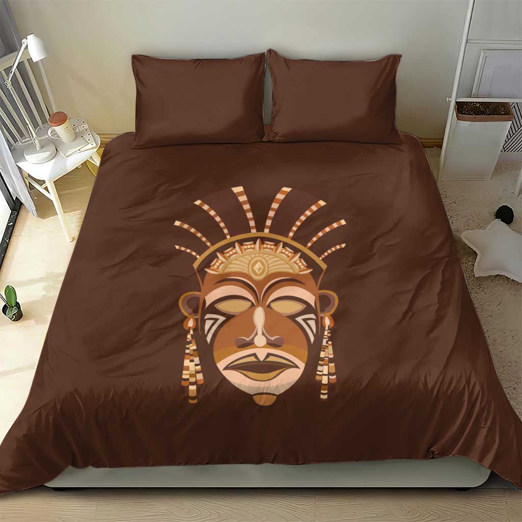 African Women Bedding Set Tribal Ethnic Mask DT02