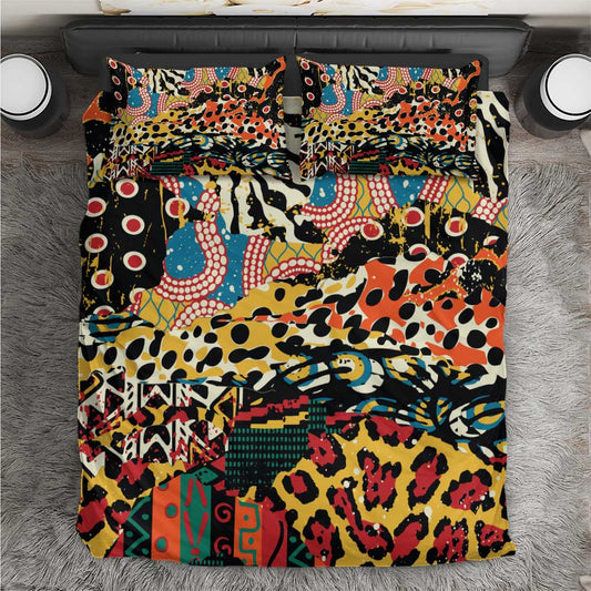 African Wildlife Bedding Set Animal Pattern DT02
