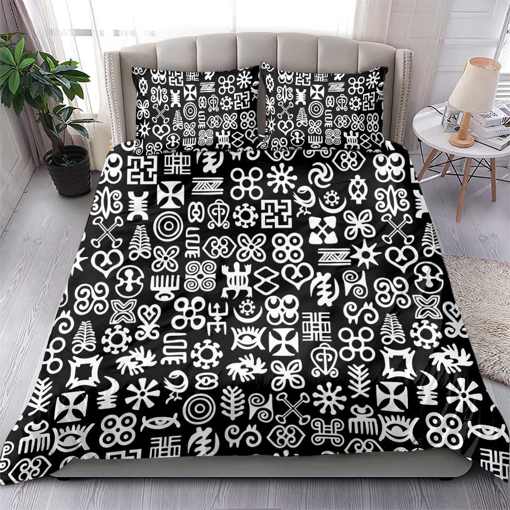 African Adinkra Bedding Set - Mixed Pattern Symbols DT02