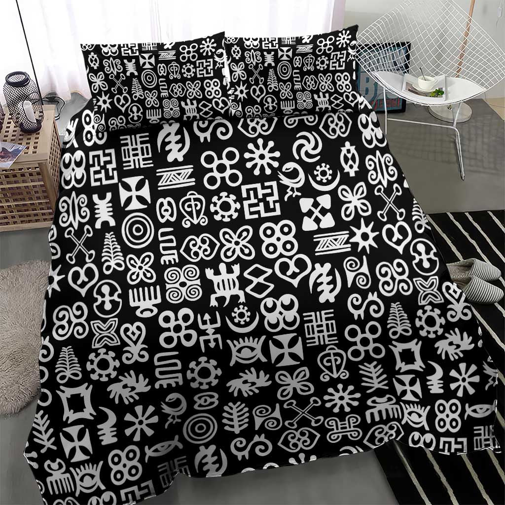 African Adinkra Bedding Set - Mixed Pattern Symbols DT02
